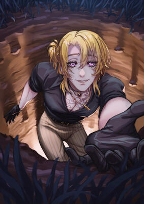 Half body + background