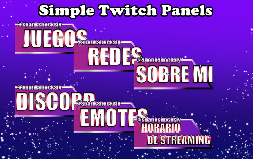 SpankShock - Simple Twitch Panels