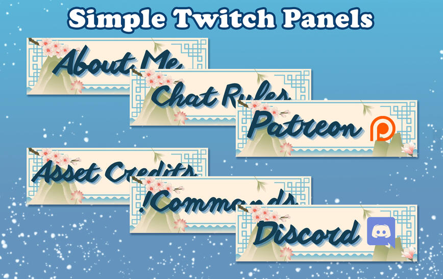 LaoHu - Simple Twitch Panels